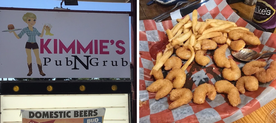 Kimmie's Pub N Grub Menu